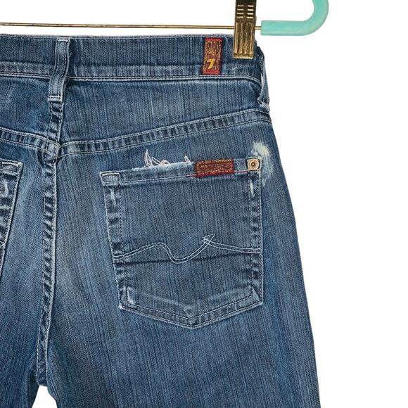 7 For All Mankind “Crop Boy Cut” Jeans sz 24 - Picture 7 of 10